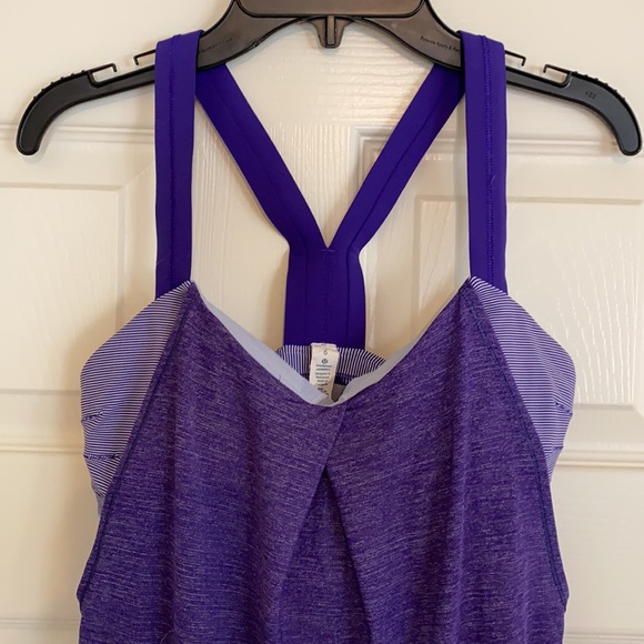 Lululemon Rest Less Yoga Tank purple size 6 - Picture 10 of 16